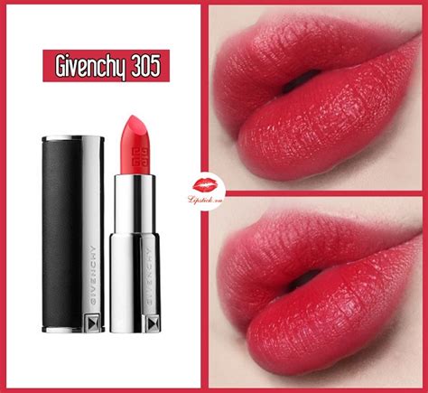 givenchy 305 son|givenchy lipstick reviews.